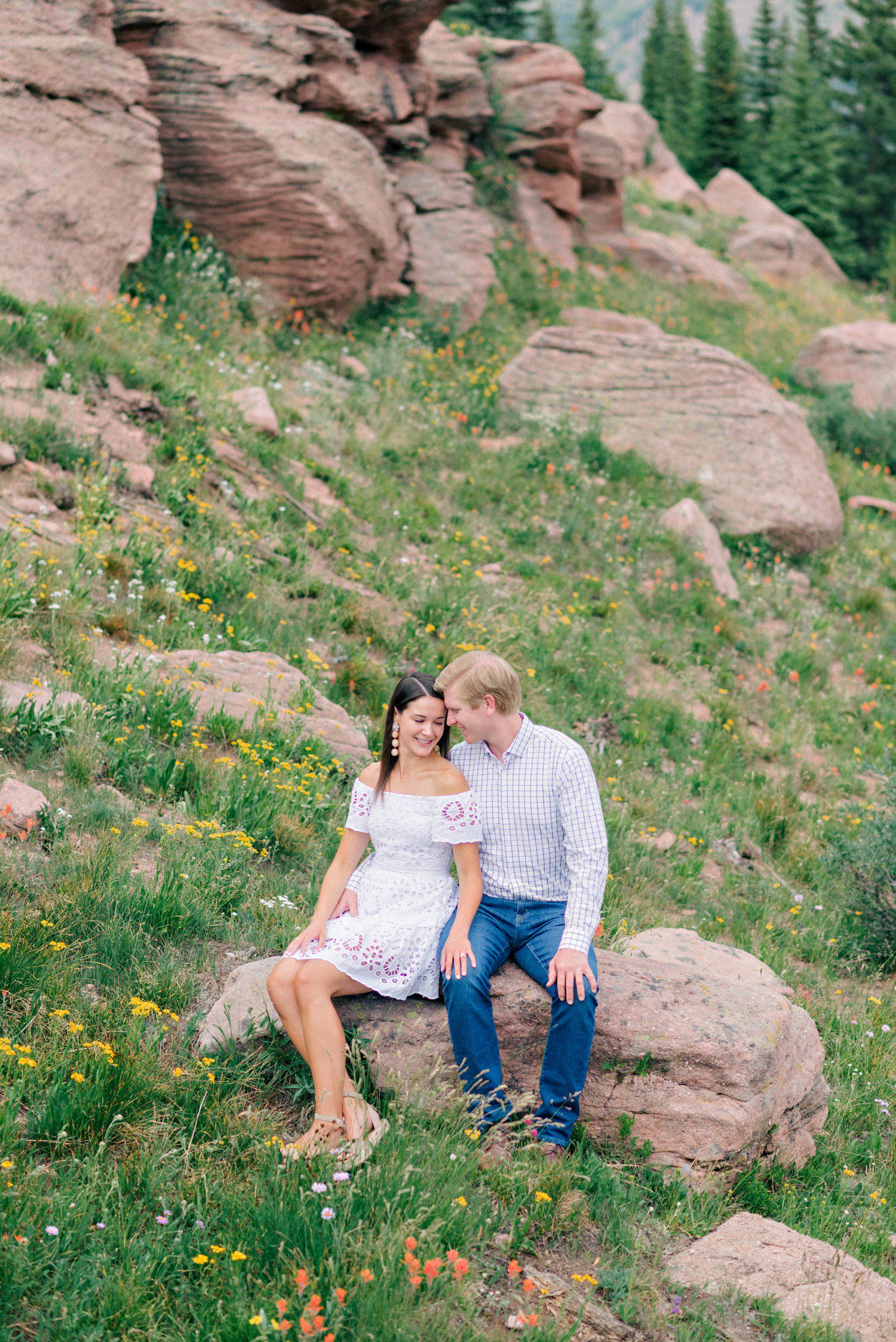 Vail Engagement Photos in Summer