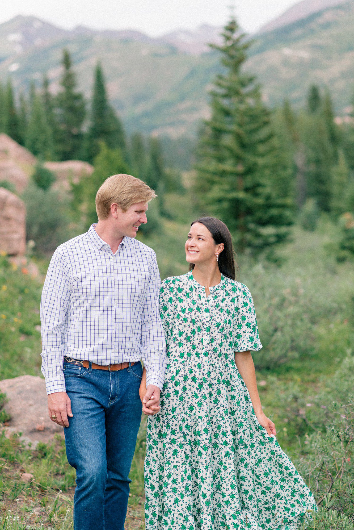 Summer Engagement Photos in Vail