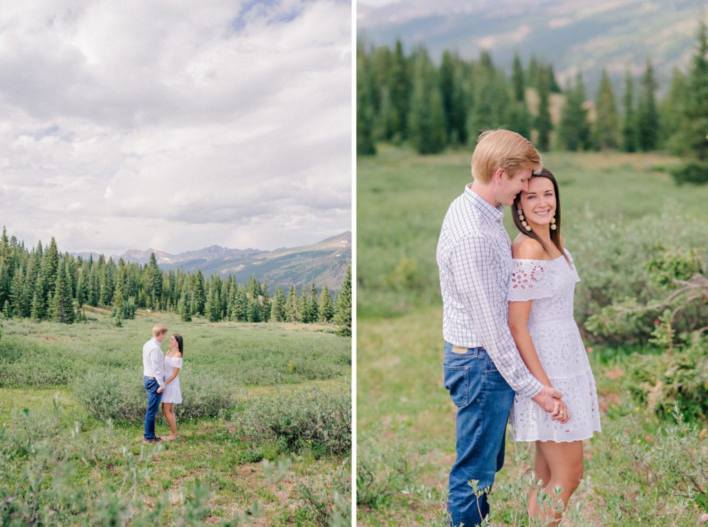Summer Engagement Photos in Vail CO