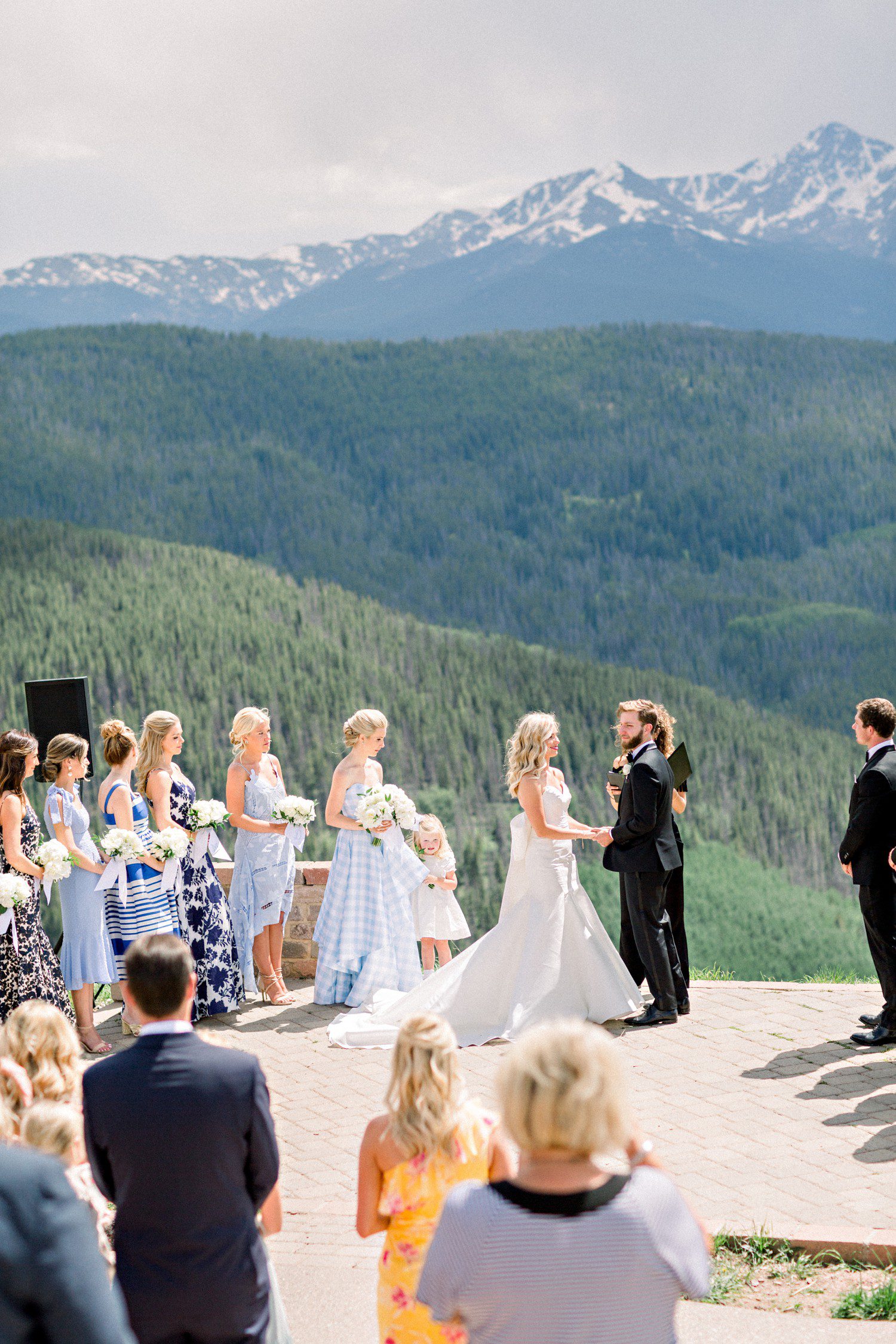 Wedding at Vail Mountain Wedding Deck 