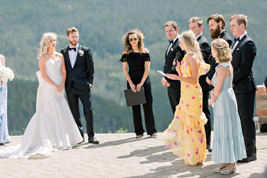 Wedding Ceremony Vail Mountain 