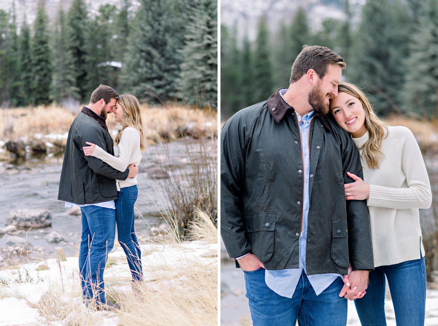 Vail Colorado Winter Engagement Session