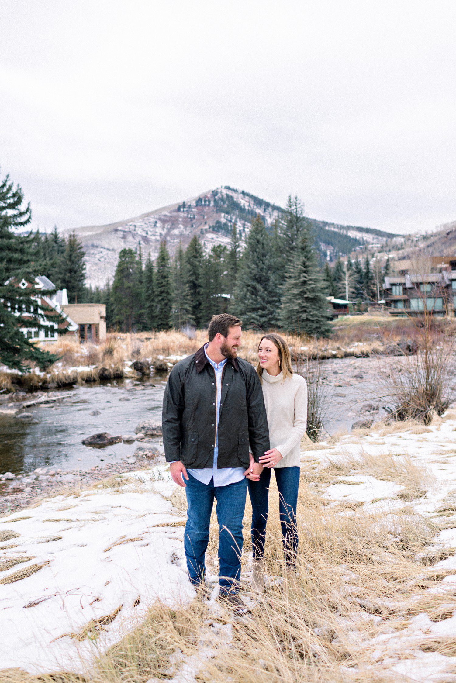 Winter Engagements in Vail Colorado