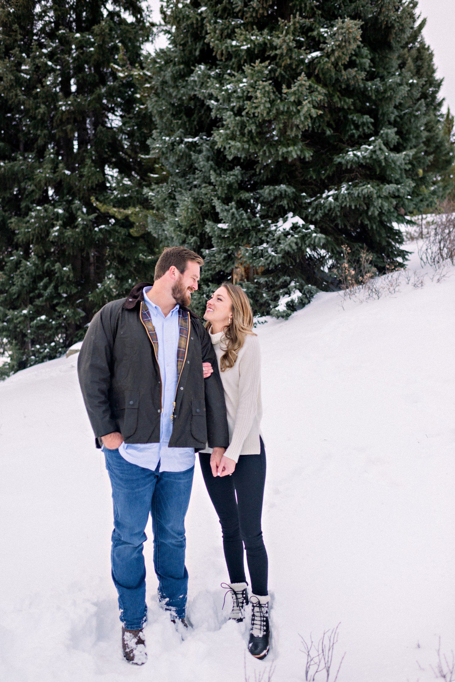 Snow Engagement Session Vail Colorado