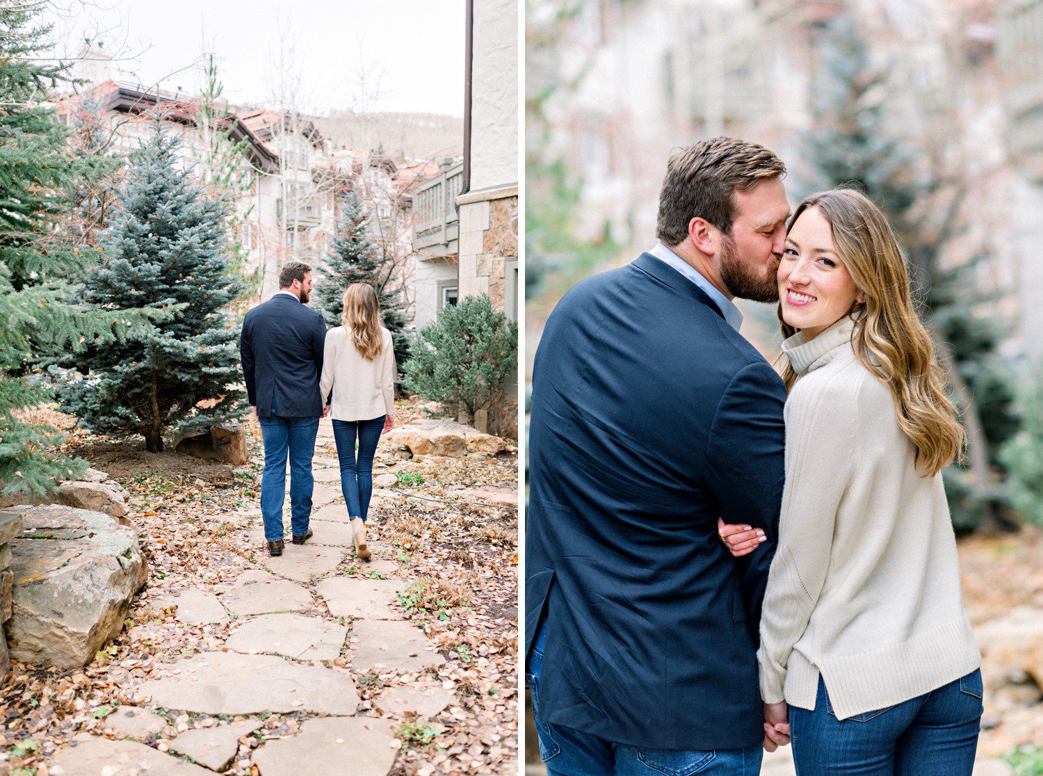Winter Engagements in Vail Colorado