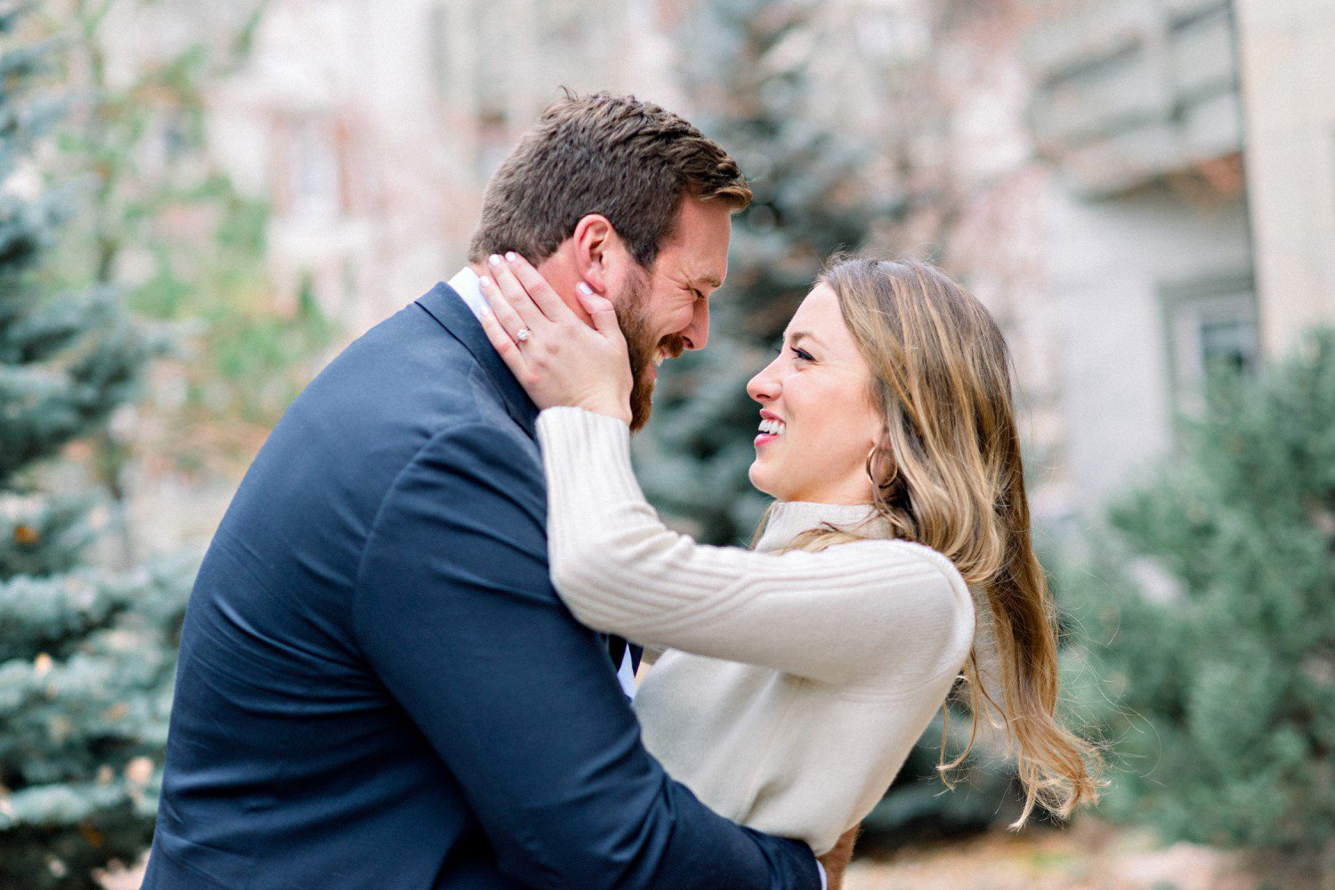 Vail Engagement Photos in Winter