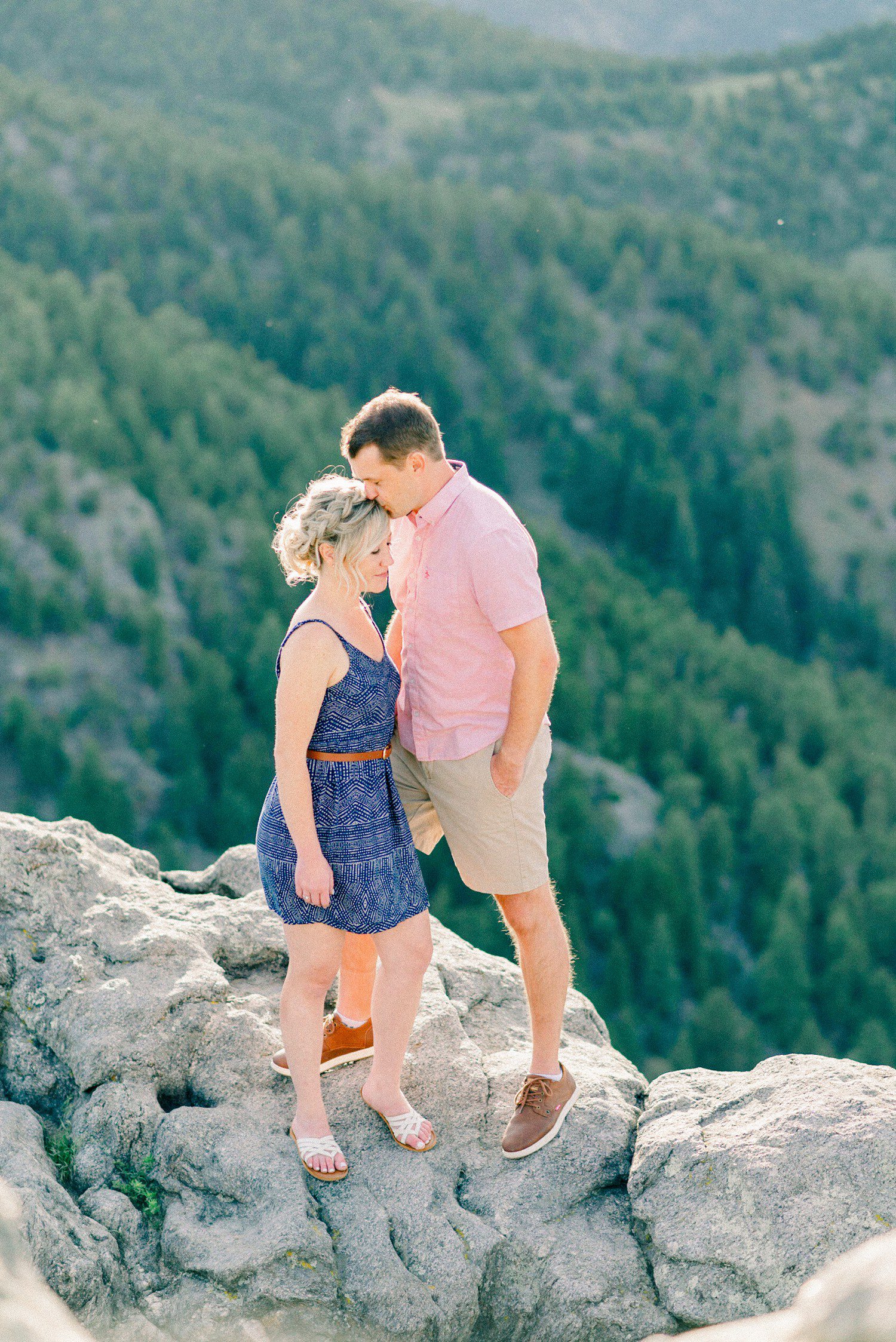 Engagement Session at Lost Gulch Overlook in Boulder. 