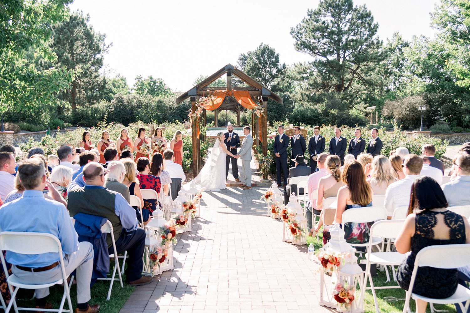 Denver Wedding at Hudson Gardens.