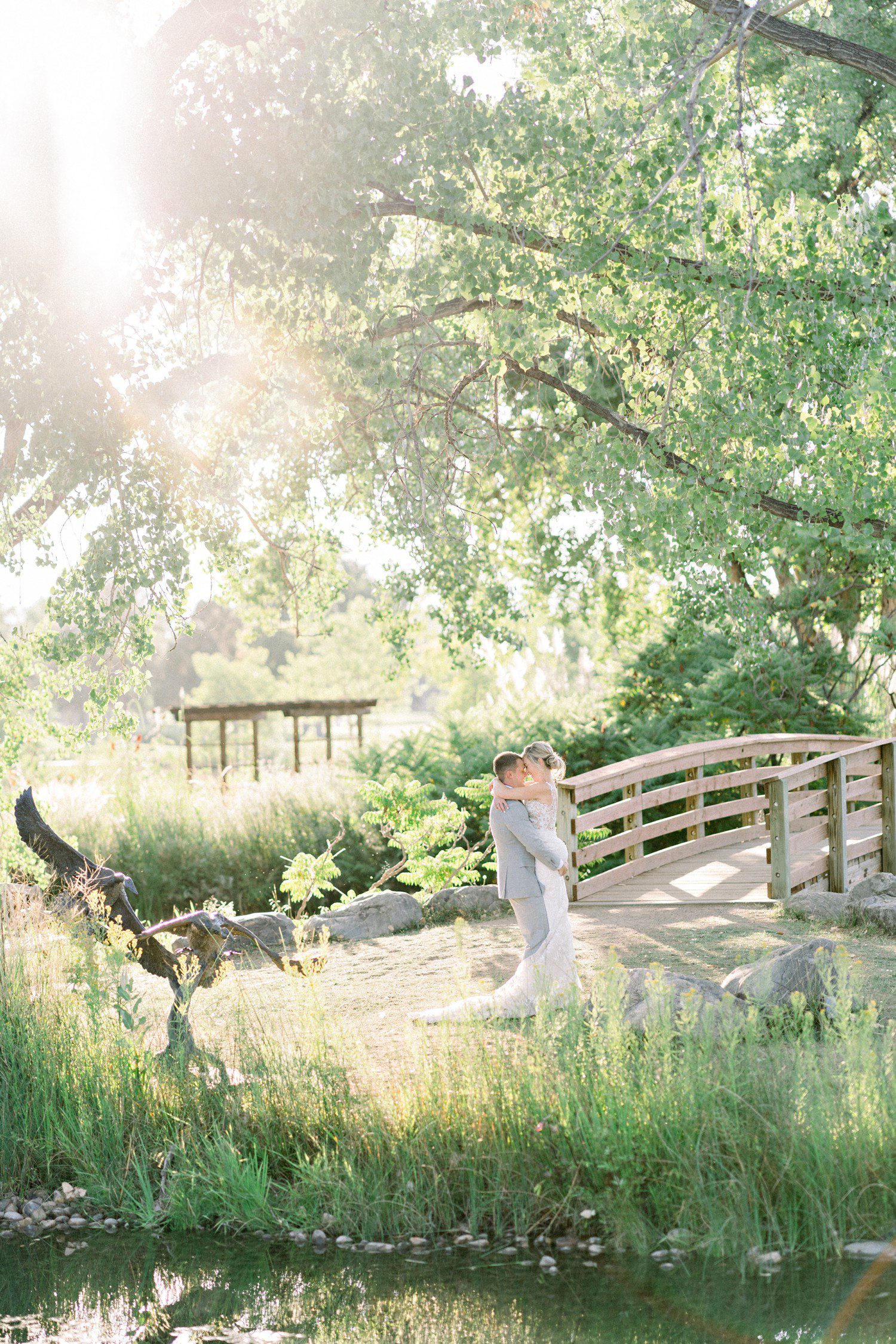 Hudson Garden wedding photos in Denver.