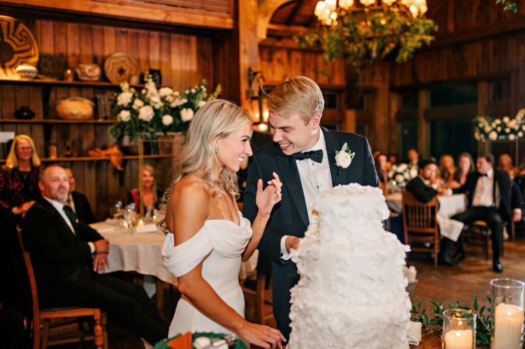 Beaver Creek wedding reception at Saddleridge Lodge. 