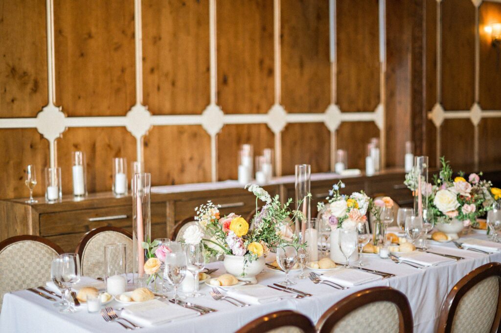 Wedding Reception at The Arrabelle in Vail, CO. 